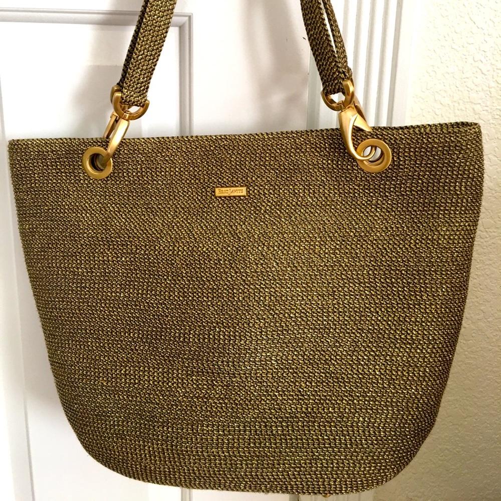 Gold and shimmery